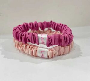 Polysilk Slim scrunchies Set of 2