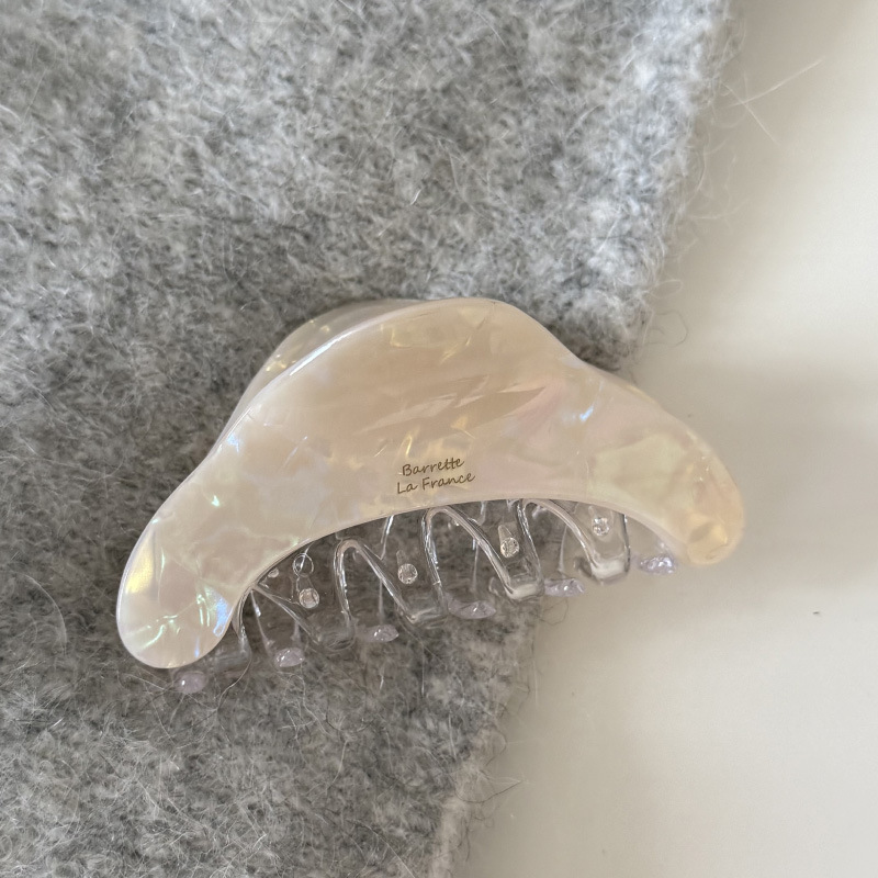 Ivory Acetate Hair Clip