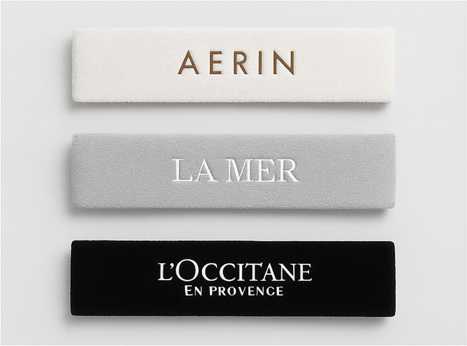 Customized spa headbands with brand logos