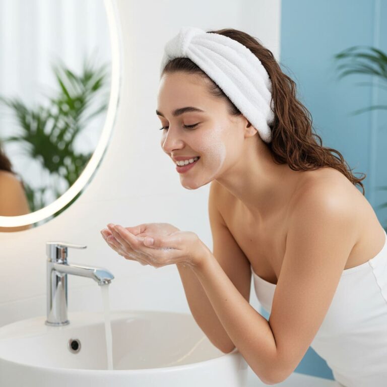 How Can a Spa Headband Keep Your Hair Perfectly Dry While Washing Your Face?